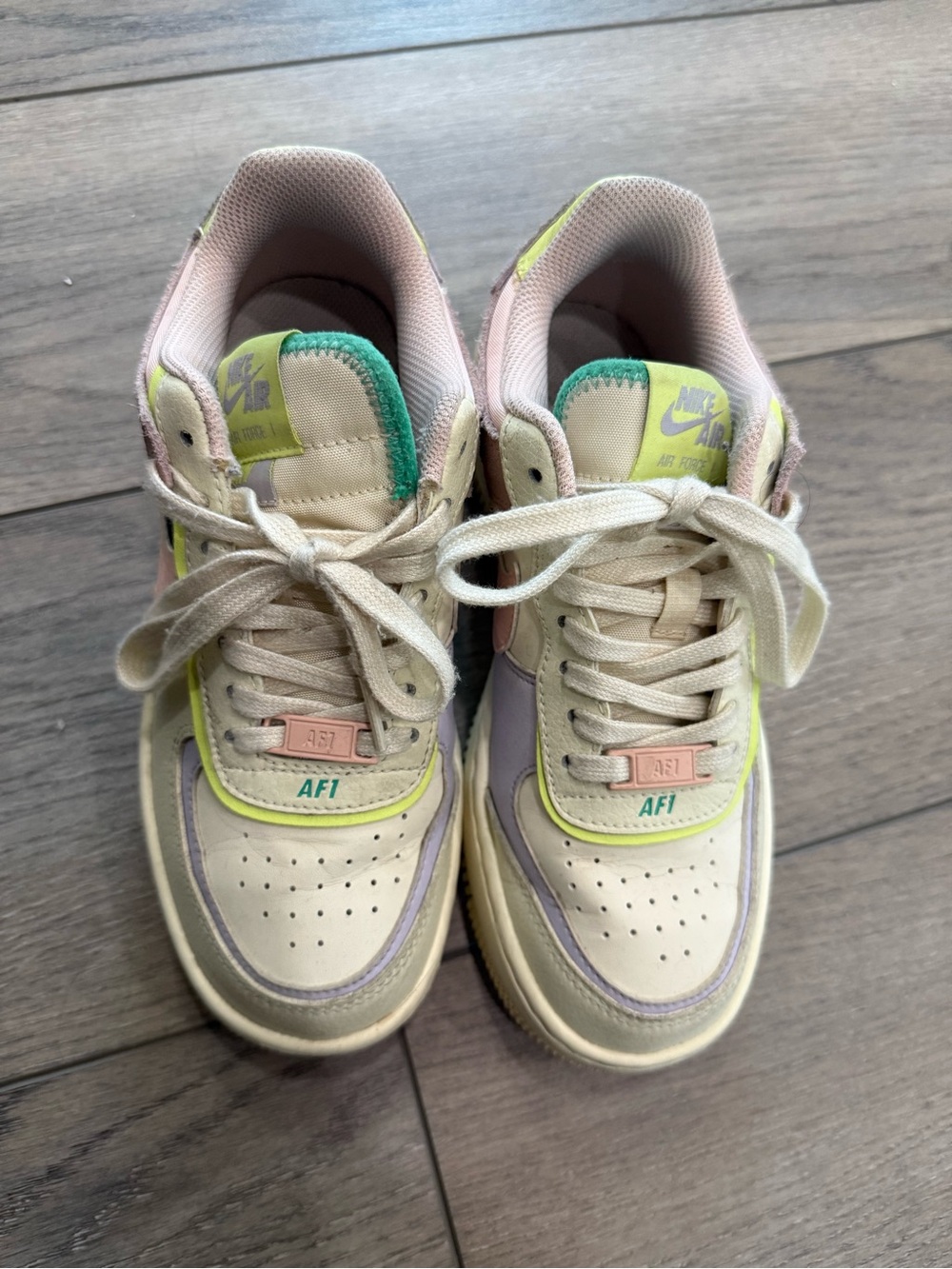 Nike Air Force 1 Shadow Cashmere Shoes Sneakers Size 6 - Picture 7 of 7